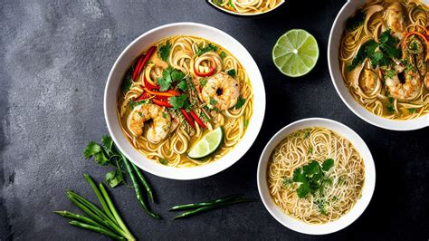  Laksa Johor: A Symphony of Spicy Coconut Broth and Refreshing Noodles!