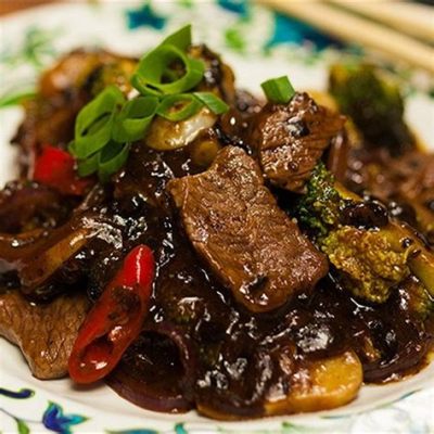  Seared Beef With Dried Chilies And Black Bean Sauce: Czy gotowanie wołowiny w ogniu daje jej niebiański smak?